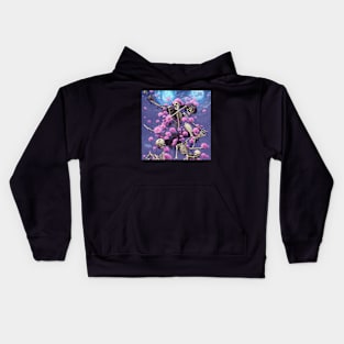 Floral Bones Kids Hoodie